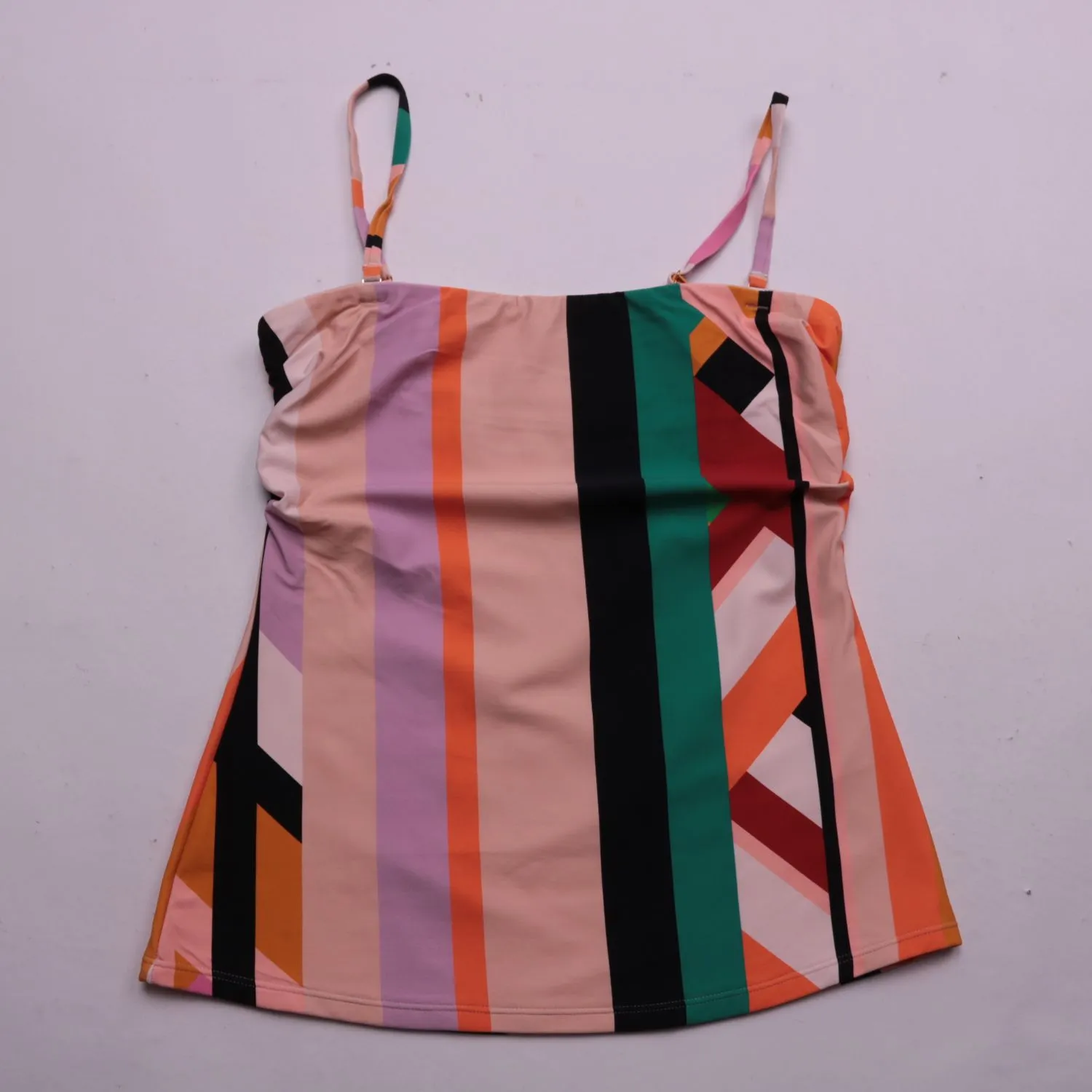 Разноцветный купальник-танкини NEXT с геометрическим принтом, размер 46 (M)