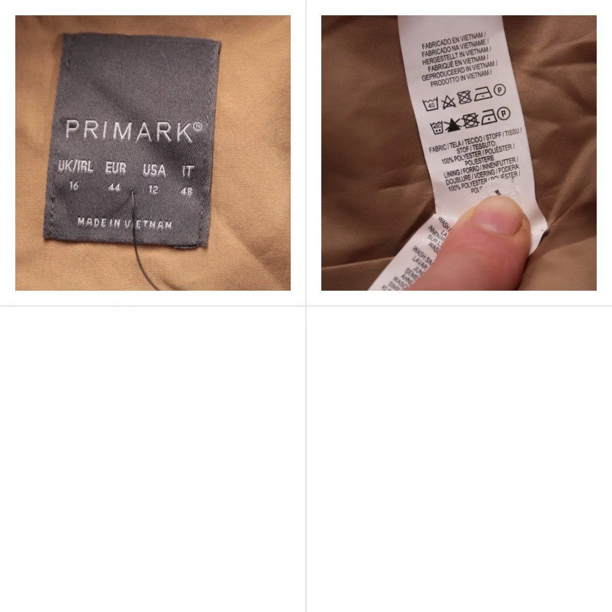 плащ Primark